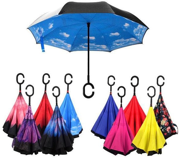 Reversed Windproof Umbrella