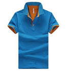 Mens Stand Collar Polo Shirt - SHOP ELC 