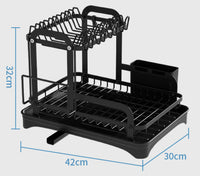 Kitchen Double-layer Draining Rack