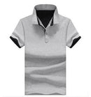 Mens Stand Collar Polo Shirt - SHOP ELC 