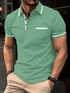 Summer Polo Shirt Button Pocket Men's Sports Polo Shirt - SHOP ELC 