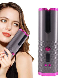 Cordless Automatic Rotating Curling Iron - SHOP ELC 