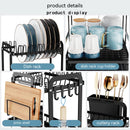 Kitchen Double-layer Draining Rack