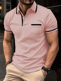 Summer Polo Shirt Button Pocket Men's Sports Polo Shirt - SHOP ELC 