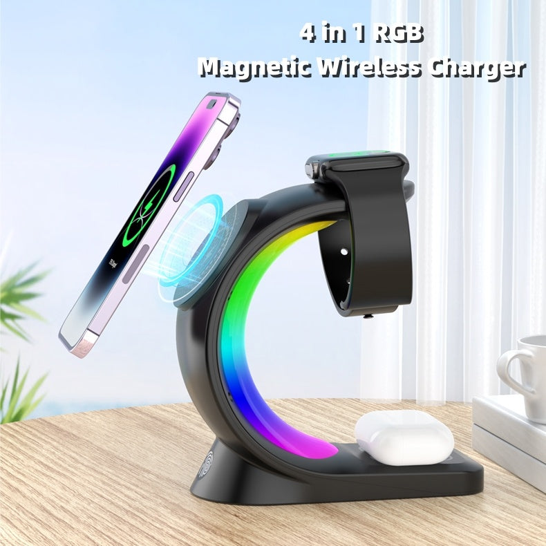 4 In 1 Magnetic Wireless Charging Station