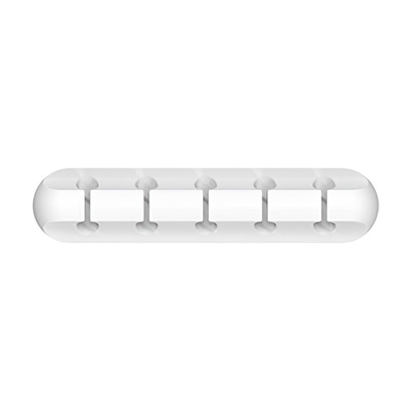 5 Card Cord Manager White