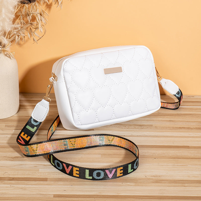 All-matching Casual Heart-shaped Embroidered Bag - SHOP ELC 