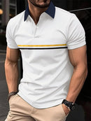 Polo Shirt Button Stitching Men's Sports - SHOP ELC 