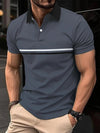 Polo Shirt Button Stitching Men's Sports - SHOP ELC 