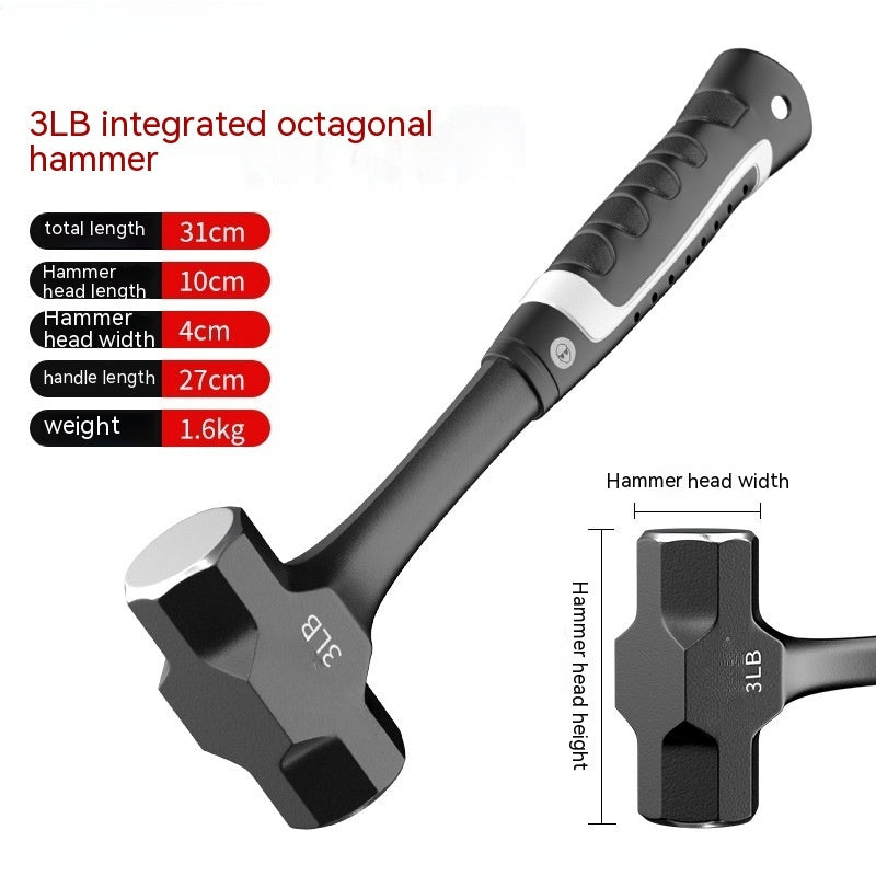 Octagonal Large Iron Hammer