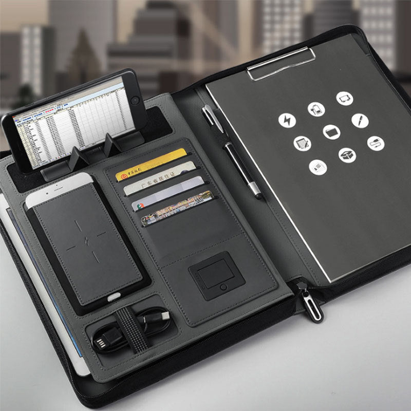 Document Bag with integrated Power Bank