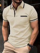 Summer Polo Shirt Button Pocket Men's Sports Polo Shirt - SHOP ELC 